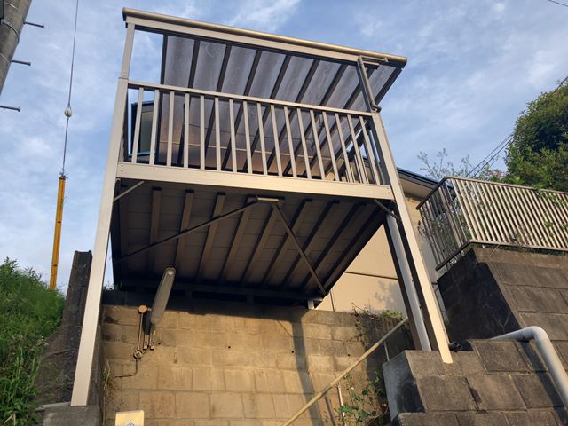 木造2階建て解体工事(神奈川県横浜市港北区小机町)　工事前の様子です。